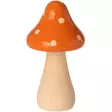 Oranssi sienikoriste 14,5 cm winteria - Koriste-esineet - 6410416375632 - 1