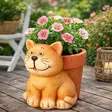 Eläinhahmo kukkaruukku 20 cm parvekkeelle - Puutarhapatsaat - 8721037921732 - 2