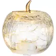 Kirkas lasiomena led valoilla 7,5 cm finnlumor - Koriste-esineet - 6410416482682 - 1