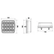 Led takavalo 12 24v optibeam - Peräkärryn äärivalot ja polttimot - 6438255009532 - 6