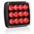 Optibeam dark phantom takavalo punainen - Peräkärryn äärivalot ja polttimot - 6438255009532 - 2