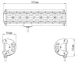 Led työvalopaneeli Kinwons 192W Flood - Työvalot - 109-85192 - 3