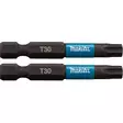 Makita t30 50 mm torx ruuvauskärjet kahden kappaleen pakkauksessa - Porakoneen kärjet - 088381533072 - 1