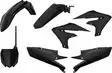 Muovisarja Yamaha YZF 250 19- / 450 18- musta - Motocrosspyörien katesarjat - 14032592 - 3