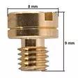 Mikuni pääsuutin 5mm pyöreä - Crossin ja mopon suuttimet - 6438235052022 - 1