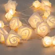 Ruusuvalosarja 20led valkoinen finnlumor - Paristovalosarjat - 6410416419282 - 1