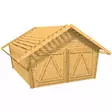 Kasausvalmis hirsilato ulos 16m - LP Garden piharakennukset - 6424110251062 - 8