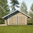 Hirsilato u16 umpiseinä pihavarasto - LP Garden piharakennukset - 6424110251062 - 1