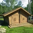 Ulkovarasto u20 hirsirakennus - LP Garden piharakennukset - 6424110251062 - 7