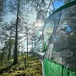 Atom teltta asennettuna puiden väliin metsässä - Telttailu - 6410416354552 - 3