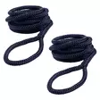 Qvarken Lepuuttajan köysi 8mm 2m navy sin 2kpl - Veneen kiinnitysköydet ja kettingit - 6438235215472 - 1