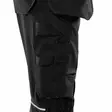 Mustat rakentajan piraattihousut cordura vahvistuksilla -  -  - 6