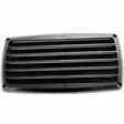 Ritilä abs 201x101mm musta - Veneen läpiviennit ja putkiosat - 8033137007132 - 2