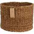 Punottu säilytyskori seagrass 30x28 cm - Sisustuskorit - 8720573787192 - 1