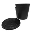 Sinkitty ämpäri kannella 35 l - Sinkkiämpärit - 6438168112312 - 3