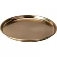 Kultainen tarjotin 28 cm pyöreä - Tarjoilukulhot ja tarjoiluastiat - 8721037583022 - 1