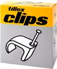 Tillex naulakiinnike ruskea C5x8 - Johdonsuojat ja johdon kiinnitystarvike - 5701925100602 - 2