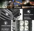 AURORA LED TYÖVALO LEVEÄ MALLI LEVEÄLLÄ VALOKEILALLA 40w KANTTI FENDT CAT DOOSAN JBC - Työvalot - 6438471021042 - 10