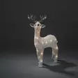 Läpinäkyvä akryylinen led poro joulusisustukseen - Led-eläimet - 7318302241032 - 4