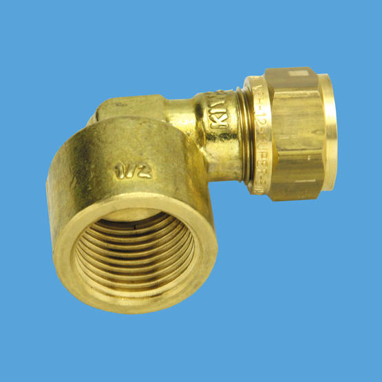 Puserruskulmaliitin 10x1/2" SK Opal - Putken kulmaliittimet - 6413820151502 - 1