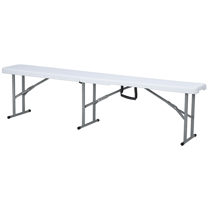 Festaripenkki kokoontaitettava 180 cm - Puutarhapenkit ja puutarhakeinut - 6438168117522 - 1