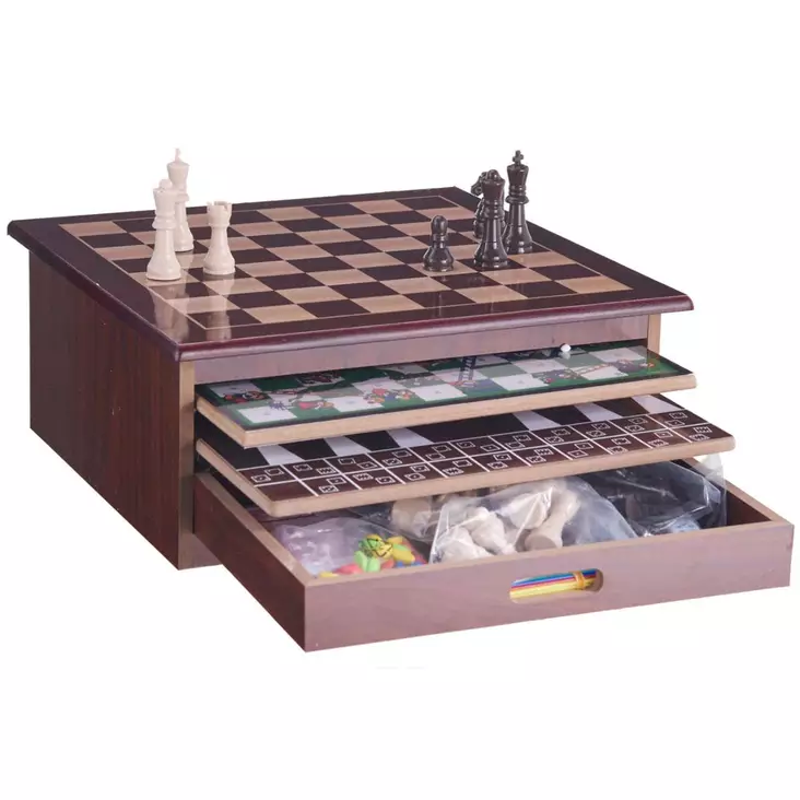 12 in 1 pelisetti shakki tammi backgammon ja muut pelit - Pulmapelit ja lautapelit - 8721461047602 - 1
