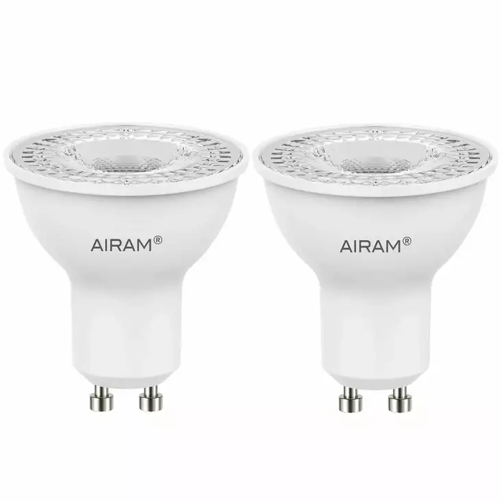Airam gu10 led 4,2w 3000k kohdelamppu, kirkas valkoinen valo - GU10 lamput - 6435200310842 - 1