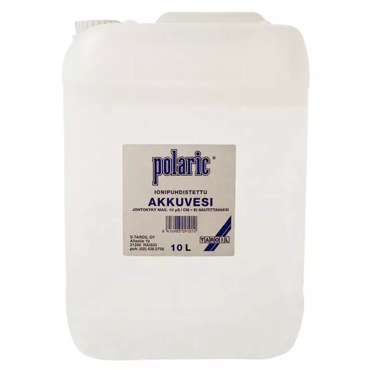 akkuvesi 10l ionipuhdistettu - Auton akut 30-300Ah - 6416983091012 - 1