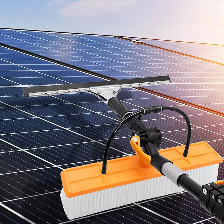 aurinkopaneelin pesulaite vesiletkulle, teleskooppivarsi - Aurinkopaneelit - 6438168112732 - 1