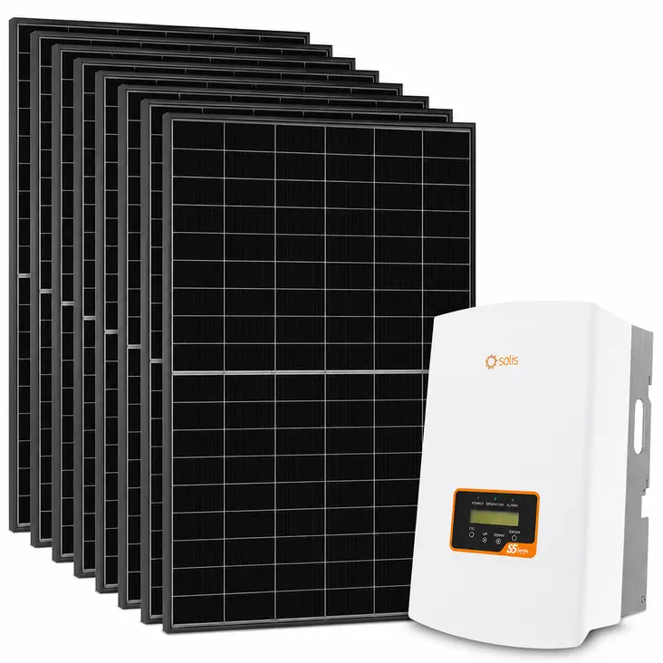 Aurinkopaneelipaketti invertterillä tehokas 490w paneelit - Aurinkopaneelijärjestelmät - 6438471352412 - 1