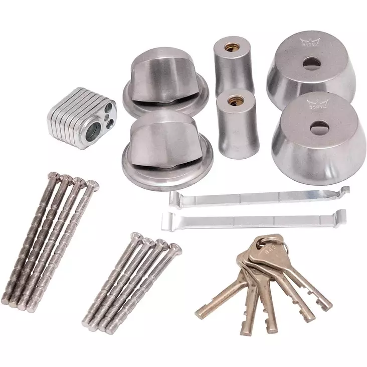 Avainpesä ja vääntönuppisarja 2021 satiini - Oven lukot - 6414675151822 - 1