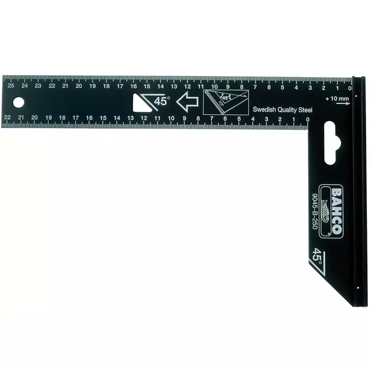 Bahco suorakulma 250mm - Suorakulmat ja viivoittimet - 7311518012182 - 1