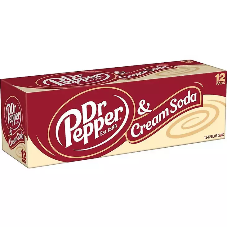 Dr pepper cream soda 12x - Virvoitusjuomat  - 6438471350128 - 1