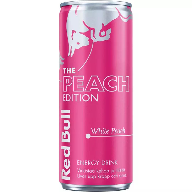 Red bull white peach 0,25 l energiajuoma - Energiajuomat - 0000090474132 - 1