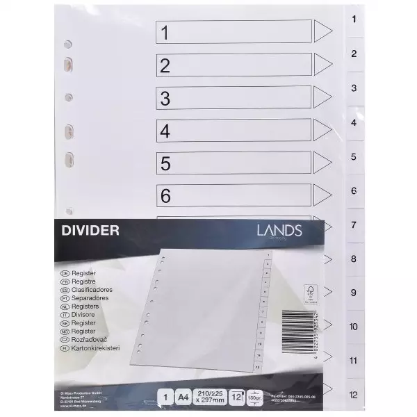 Arkistointi paperi - Laskimet, mapit ja muovitaskut - 4022755925342 - 1