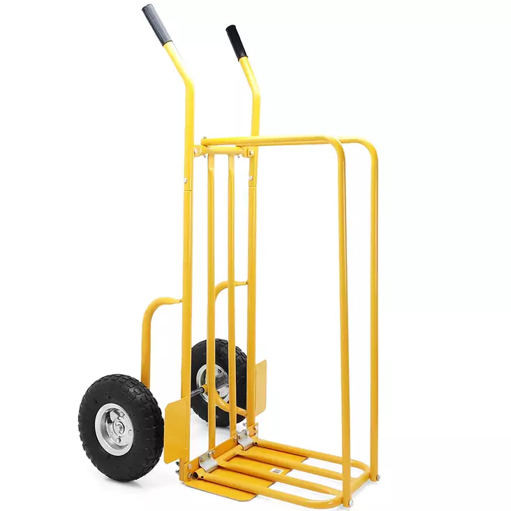 keltainen nokkakärry jatkonokalla, halkokärry logcart - Klapisäkit ja halkokärryt - 6438168097152 - 1