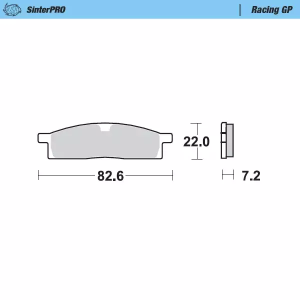 Jarrupalat Moto-Master Yamaha YZ 80-85 93-.. YZ65 18-.. - Motocrosspyörien ja endurojen jarrupalat - 6438471311402 - 2