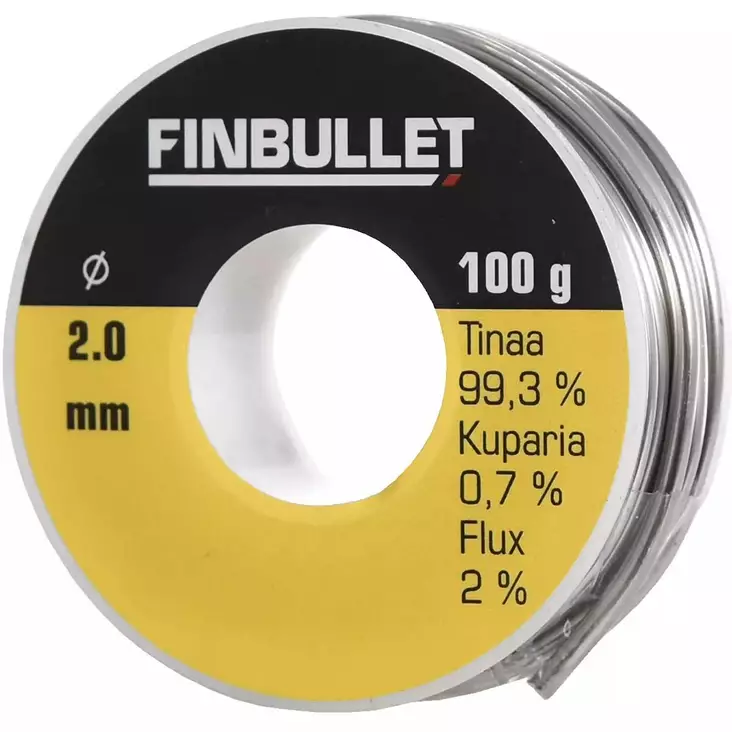 Juotostina lyijytön 2 mm tarkkaan juottamiseen - Juotostinat ja juotostarvikkeet - 6438152023532 - 1