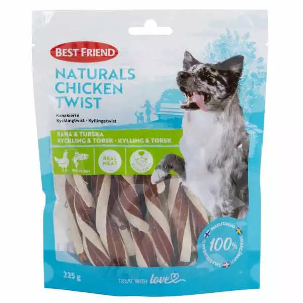 Kanakierre best friend naturals 225 g - Koiran makupalat ja herkut - 5700551172632 - 1