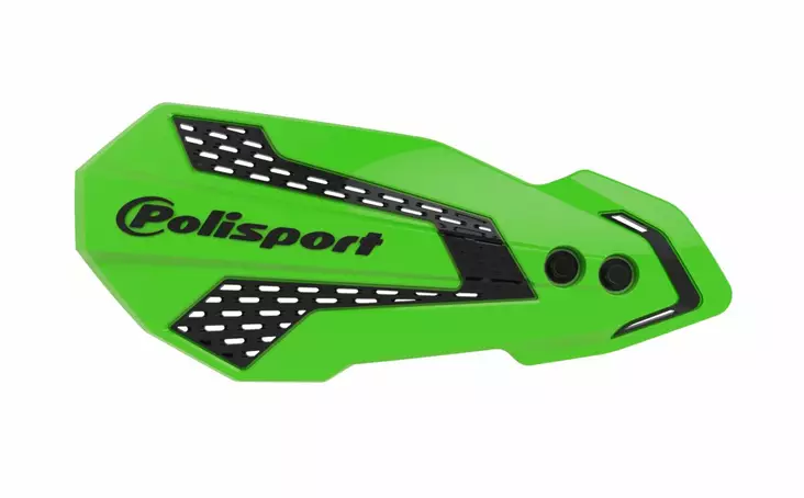 Käsisuoja ohjaustankoihin Polisport MX Flow GN/BK - Käsisuojat ohjaustankoihin MX ja enduro - 5604415124822 - 2
