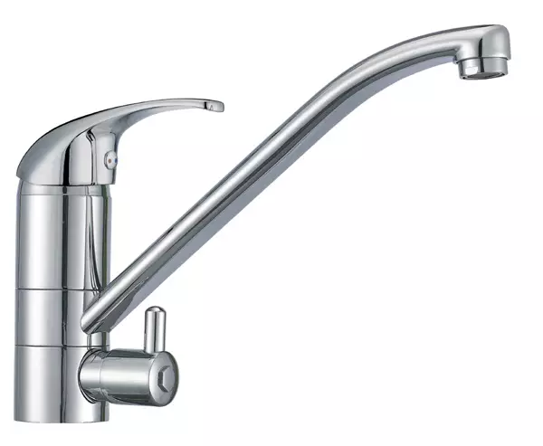 keittiöhana astianpesukoneelle VISA kromi - Allastarvikkeet ja poistovesiletkut - 6438140053572 - 1