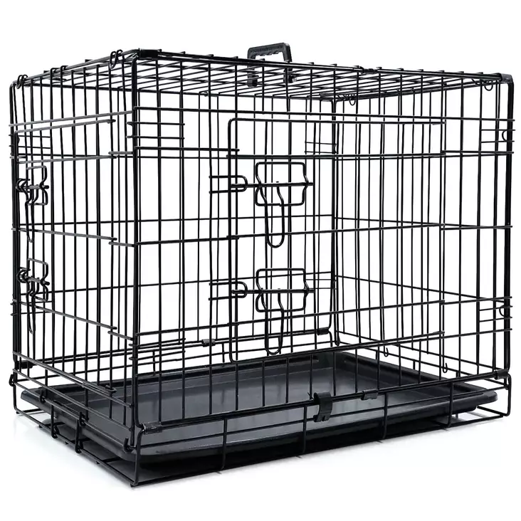 Koiran näyttelyhäkki musta - Koiran häkit ja kuljetuslaatikot - 6438168011332 - 1