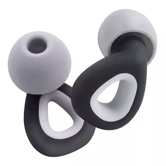 Korvatulpat 2 kpl + s, m, l kärkipäät - Kuulosuojaimet ja korvatulpat - 6438471281552 - 1