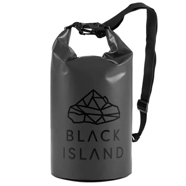 vedenpitävä säilytyspussi 15L black island - Vetorenkaat ja vesiurheilutarvikkeet - 6438235192612 - 1