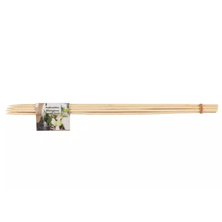 Kukkatikku bambu 6mm 70cm 10kpl pakkaus - Pensaskehikot ja kasvituet - 6438168114972 - 1