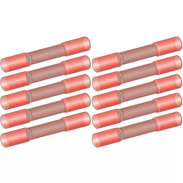 kutistejatkoliitin 1,7 x 35 mm punainen - Kutistesukat ja yleistarvikkeet - 6438255200182 - 1