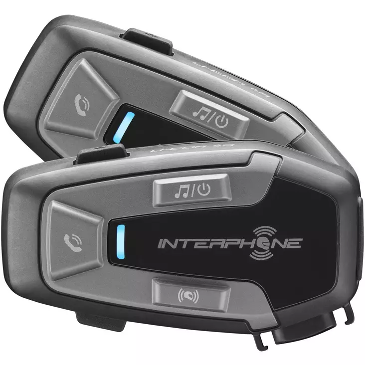 Kypäräpuhelin Interphone U-COM 6R Twin Pack - Moottoripyöräilyyn kypäräpuhelimet ja li - 6438471318562 - 2