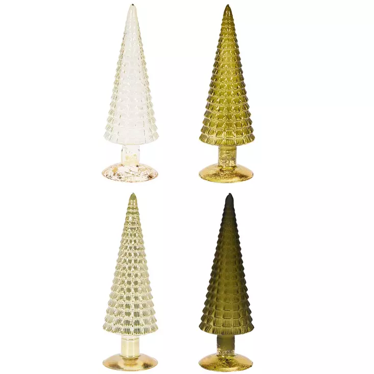 Lasikuusi joulukoriste valoilla - Joulukoristeet - 8721037659482 - 1