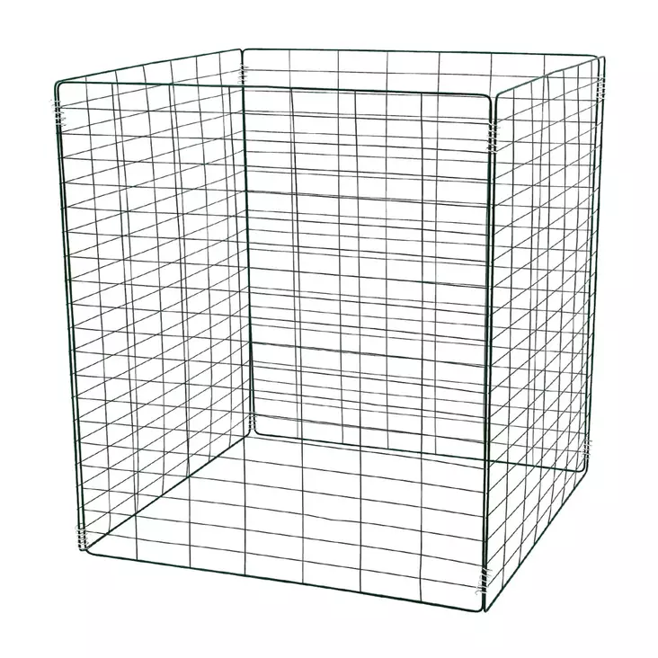 Lehtikompostikehikko 70 x 70 x 85 cm - Lehtisäkit ja kompostorit - 6438168087542 - 1