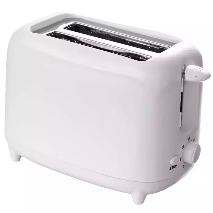 Valkoinen leivänpaahdin - Mikroaaltouunit ja leivänpaahtimet - 6430037757402 - 1